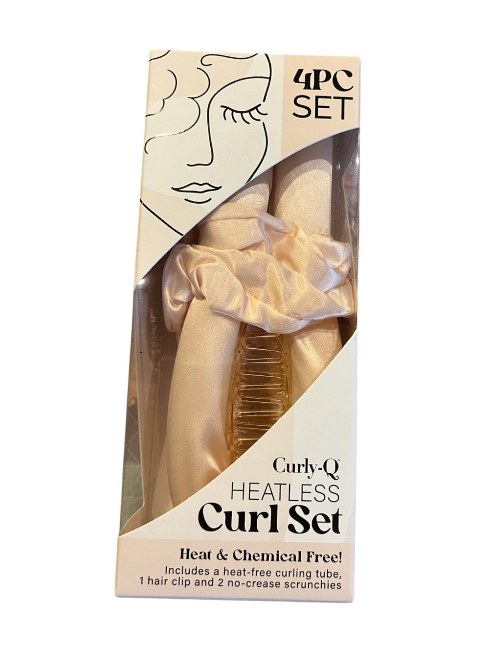 Heatless Curl Set — Champagne Cream